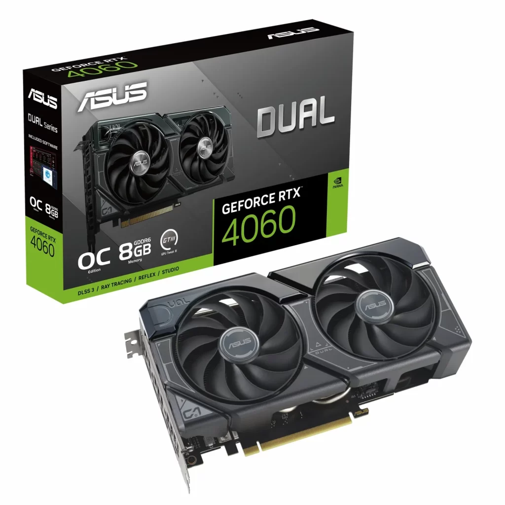 کارت گرافیک ایسوس مدل ASUS Dual GeForce RTX™ 4060 Ti OC Edition 16GB GDDR6
