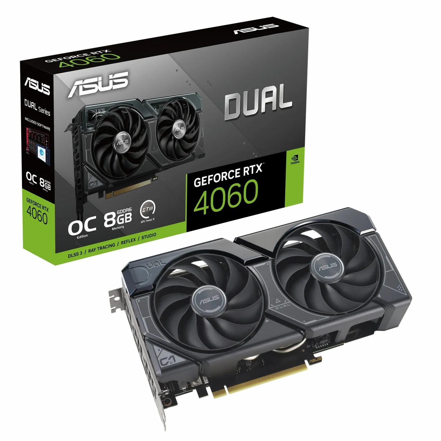 کارت گرافیک ایسوس مدل ASUS Dual GeForce RTX™ 4060 Ti OC Edition 16GB GDDR6